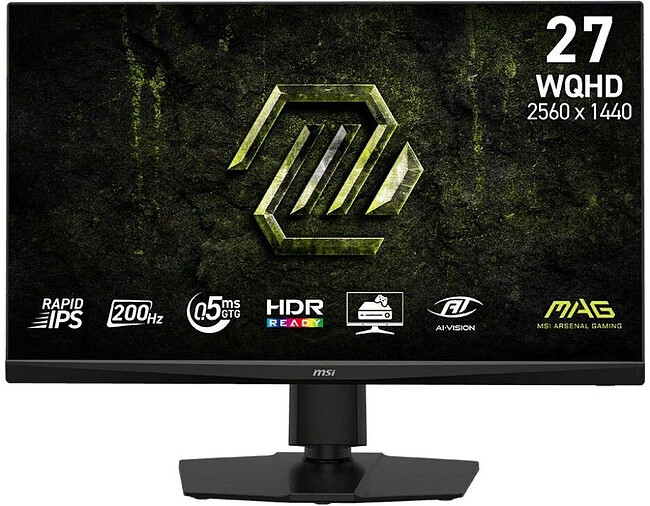 Монитор MSI MAG 272QPF E20 Black (9S6-3CF7CA-009)