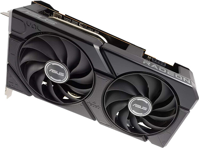 Видеокарта ASUS Dual Radeon RX 7600 EVO OC Edition 8GB GDDR6 DUAL-RX7600-O8G-EVO (90YV0LD0-M0NA00)