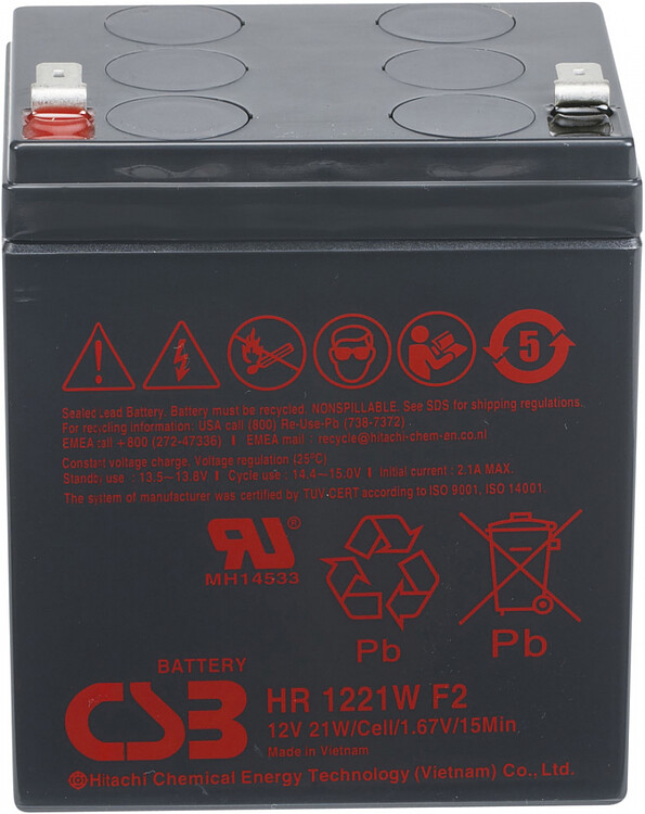 Аккумулятор для ИБП CSB 12V/6.5Ah (HR 1227W F2)