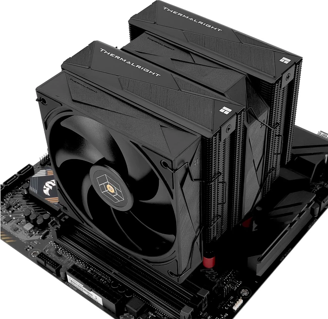 Кулер для процессора Thermalright Royal Pretor 130 черный (RP130-BL)