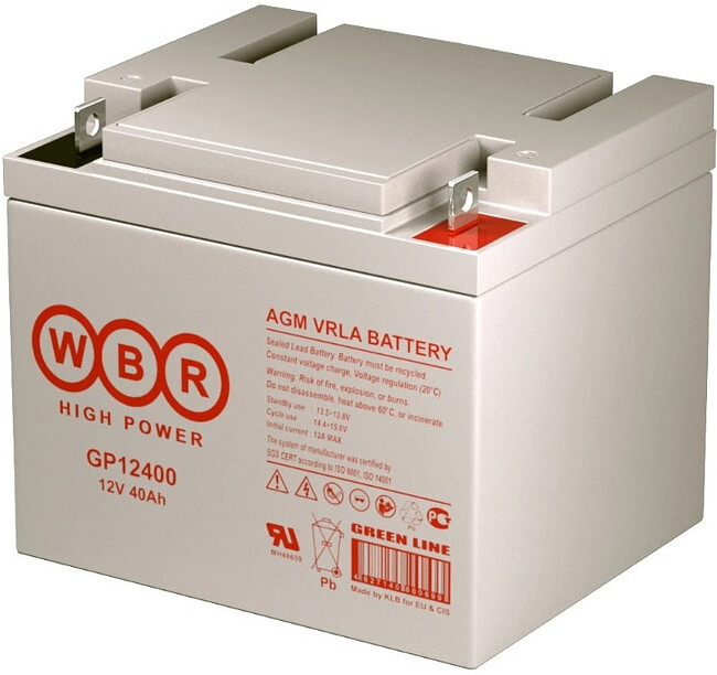 Аккумулятор для ИБП WBR GP12400 Аккумулятор для ИБП WBR GP12400