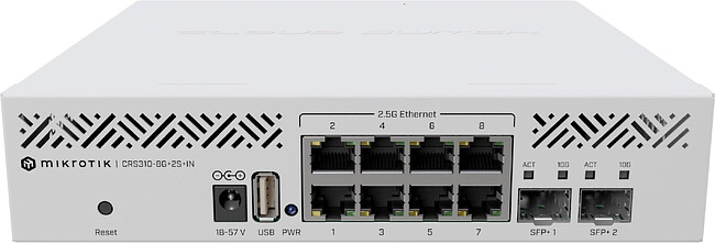 Коммутатор MikroTik CRS310-8G+2S+IN