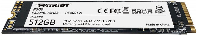 SSD диск Patriot P300P512GM28