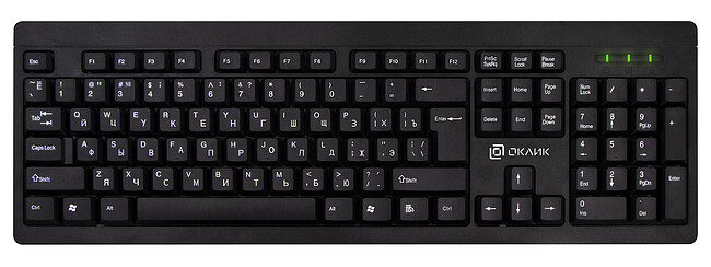Клавиатура Oklick 95M черный (1788106)