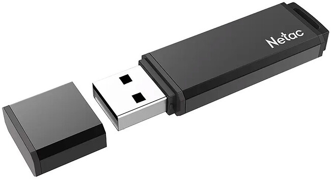 USB Flash-накопитель Netac U351 32GB Black (NT03U351N-032G-30BK)