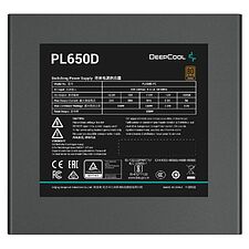 Блок питания Deepcool GAMERSTORM PL650D 650W (R-PL650D-FC0B-WDEU-V2)