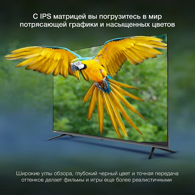 Телевизор Hyundai H-LED50BU7100 серый