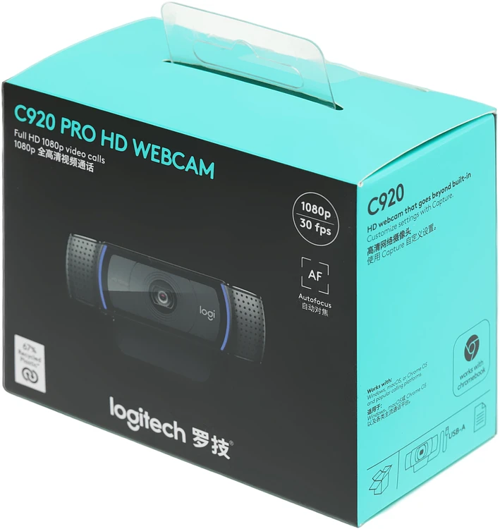 Веб-камера Logitech Webcam C920 Pro (960-000998)