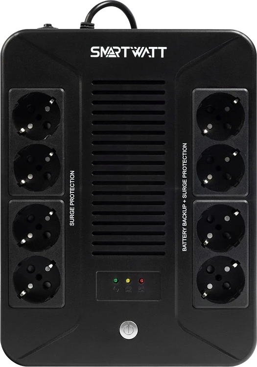 Источник бесперебойного питания Smartwatt Safe Pro 1000 черный (3703020270001)