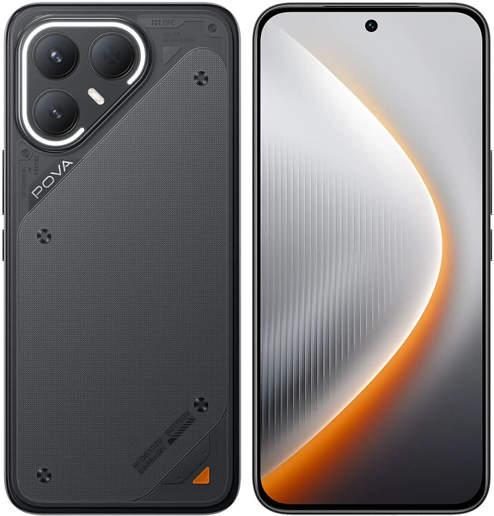 Смартфон Tecno Pova 7 Pro 5G 8GB/256GB Geek Black (LJ8)