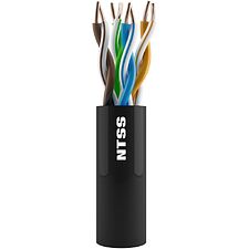 Кабель информационный NTSS NTSS-OUT-UTP4-5Е-PE-BL черный