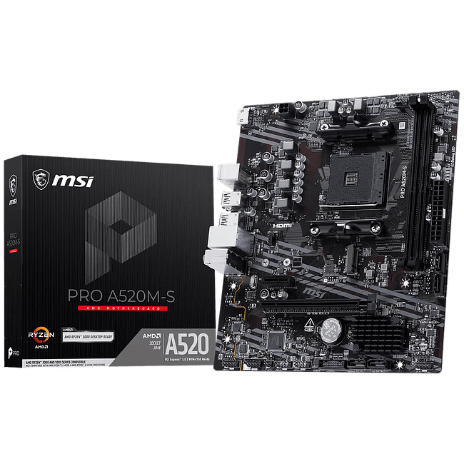 Материнская плата MSI Pro A520M-S