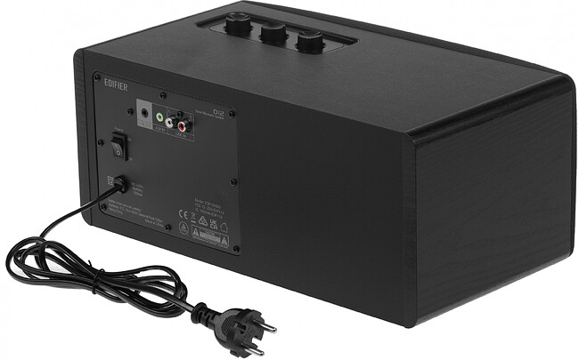 Акустика Edifier D12 черный/черный (80002226)