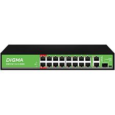 Коммутатор Digma DSP216F-1G-1C-R300