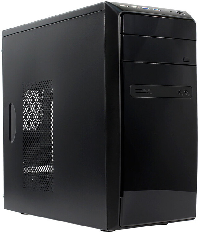 Корпус In Win MicroTower ES726 450Вт черный (6120259)