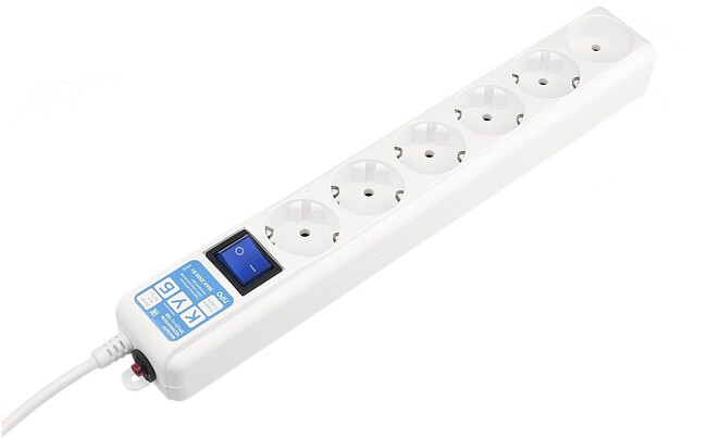 Сетевой фильтр Power Cube SPL(5+1)-16B-P-3М-WHITE Сетевой фильтр Power Cube SPL(5+1)-16B-P-3М-WHITE