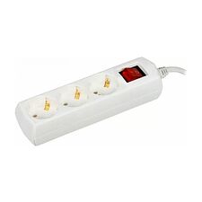 Удлинитель IEK У03В WYP10-10-03-05-ZK-G белый