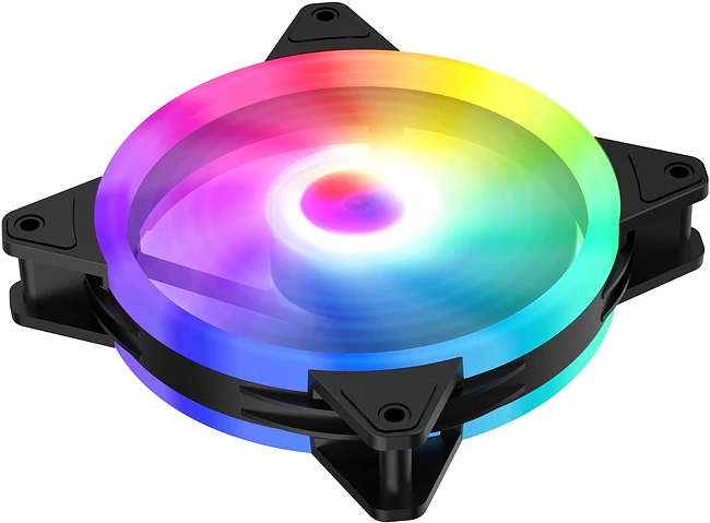 Вентилятор для корпуса GMNG GG-CF120ARGB2-PWMBK ARGB черный
