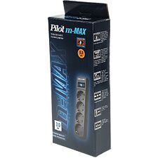 Сетевой фильтр ZIS Pilot m Max 4 euro outlets 3m Black
