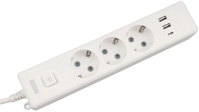 Удлинитель Power Cube PC-5-2M белый Удлинитель Power Cube PC-5-2M белый