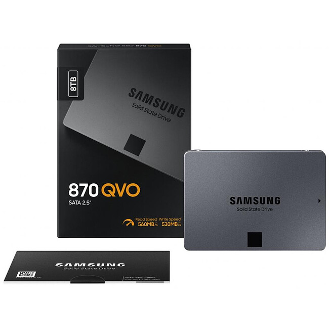 SSD диск Samsung 870 QVO 8TB (MZ-77Q8T0BW)