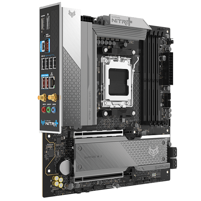 Материнская плата Sapphire B850M Nitro+ WIFI (52123-01-40G)