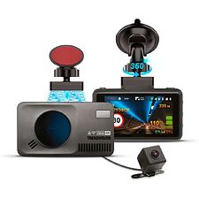 Видеорегистратор-радар детектор TrendVision DriveCam Real 4K Signature LNA 2CH
