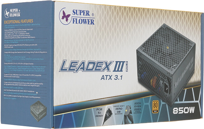 Блок питания Super Flower Leadex III Gold 850W (SF-850F14GE(GL))