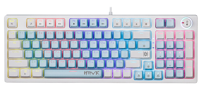 Клавиатура Defender Hawk GK-418 RU RGB (45422)
