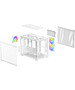 Корпус Ocypus Gamma C54 WH ARGB без БП белый (Gamma-C54-WHD300XX-GL)