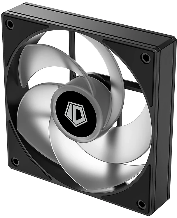 Вентилятор для корпуса ID-Cooling AS-120-ARGB-KR черный