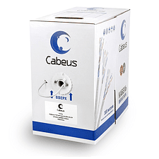 Кабель витая пара Cabeus FTP-4P-Cat.5e-SOLID-LSZH-GY серый