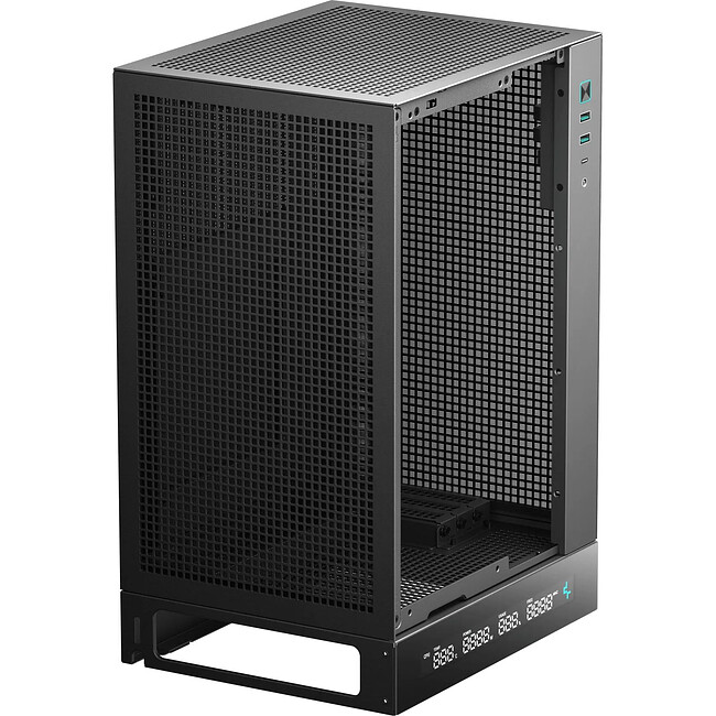 Корпус DeepCool CH170 Digital без БП Black (R-CH170-BKNPI0D-G-1)