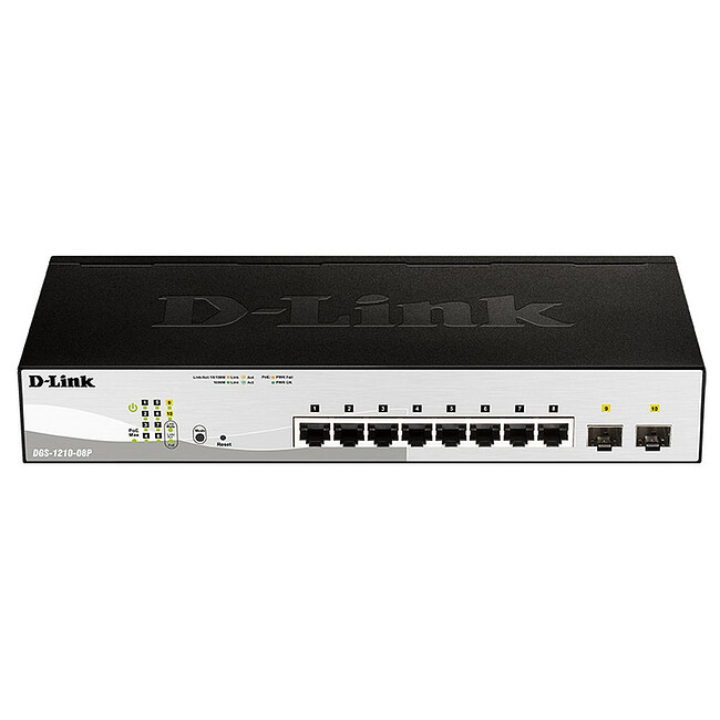 Коммутатор D-Link DGS-1210-08P/G3A