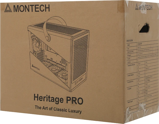 Корпус Montech Heritage Pro W белый без БП