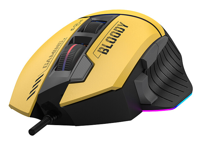 Мышь A4Tech Bloody W95 Max Sports Yellow