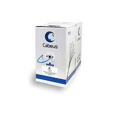 Кабель витая пара Cabeus UTP-4P-CAT.5E-SOLID-BL синий