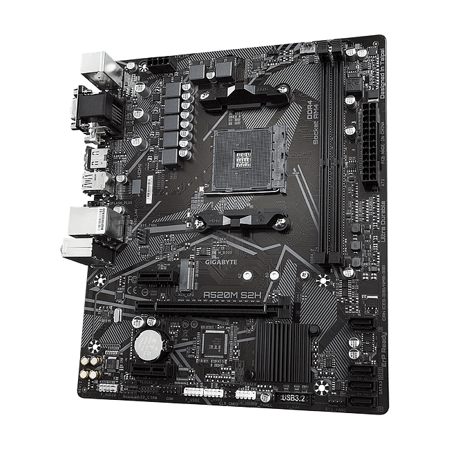 Материнская плата GigaByte A520M S2H rev. 1.0