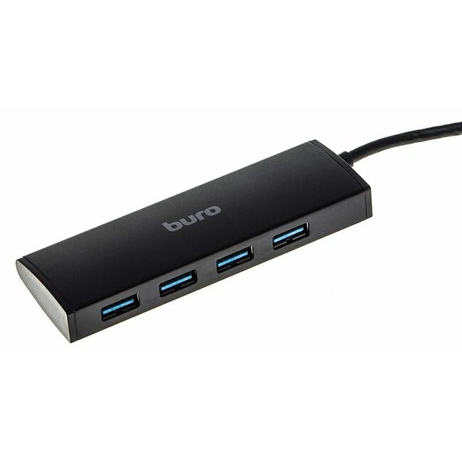 USB-хаб Buro BU-HUB4-0.5-U3.0 черный USB-хаб Buro BU-HUB4-0.5-U3.0 черный