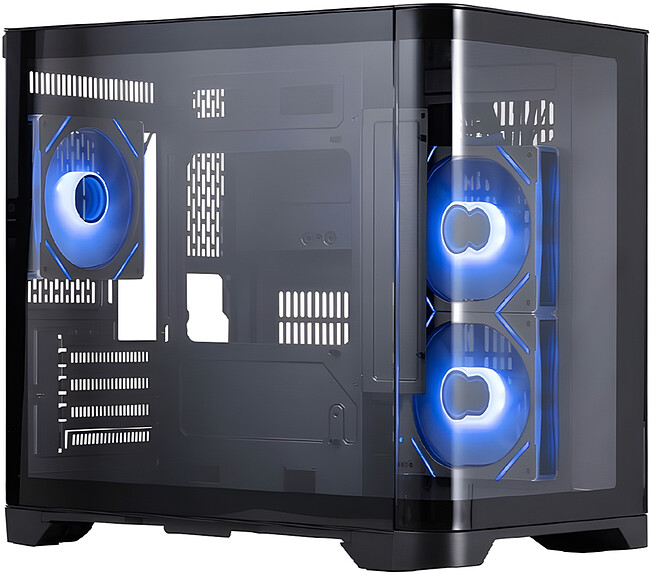 Корпус 1stPlayer UV5 без БП Black (UV5-BK-2FC7R-1FC7)