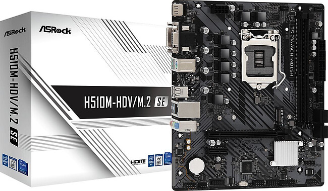 Материнская плата Asrock H510M-HDV/M.2 SE DDR4