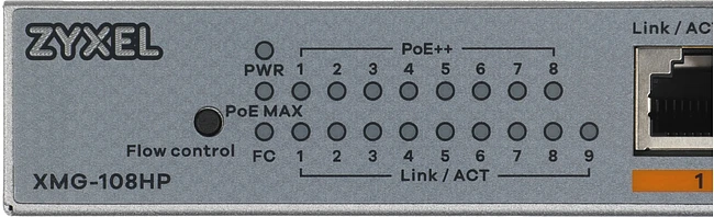 Коммутатор Zyxel XMG-108HP-EU0101F