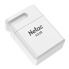 USB Flash-накопитель Netac U116 128GB белый (NT03U116N-128G-32WH)