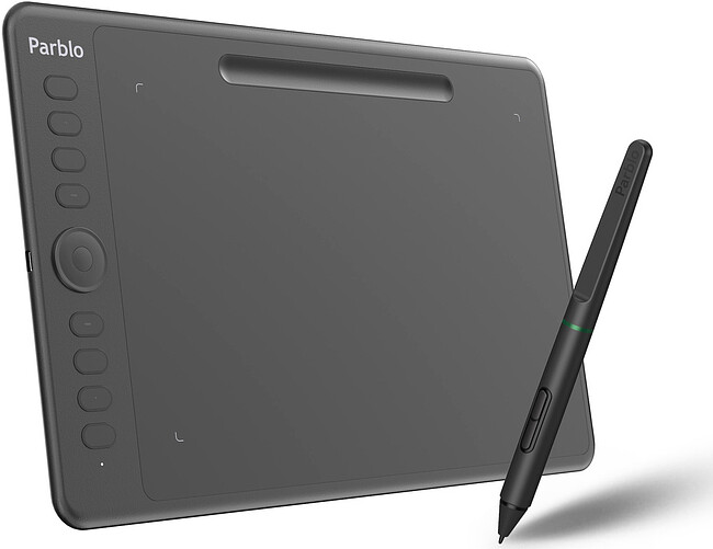 Графический планшет Parblo Intangbo M Black