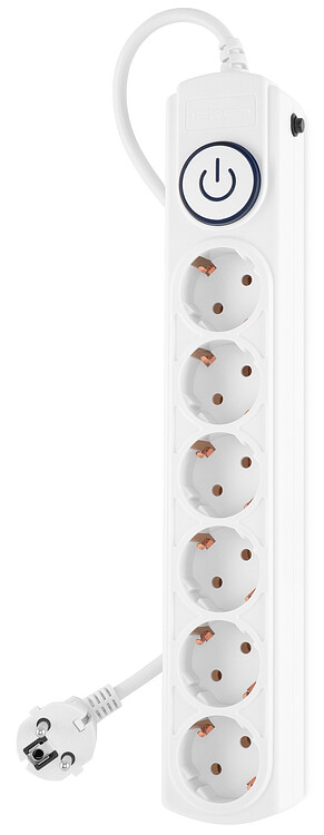 Сетевой фильтр Ippon BK-6-EU-3-10-W белый