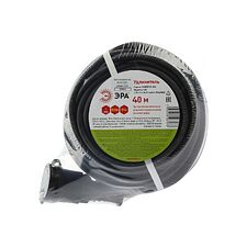 Удлинитель ЭРА UPx-1e-3x2,5-40m-IP44(KG) черный (Б0050865)