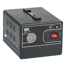 Стабилизатор напряжения IEK Hub 1.5кВА черный (IVS21-1-D15-13)
