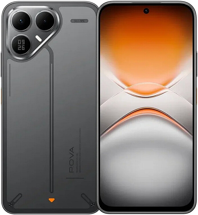 Смартфон Tecno Pova 8 5G 8GB/128GB Graphite Black (LK6)