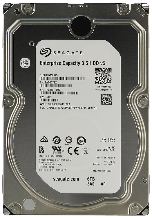Жесткий диск Seagate Enterprise Capacity 6TB ST6000NM0095