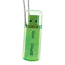 USB Flash-накопитель Silicon-Power Helios 101 64GB Green (SP064GBUF2101V1N)